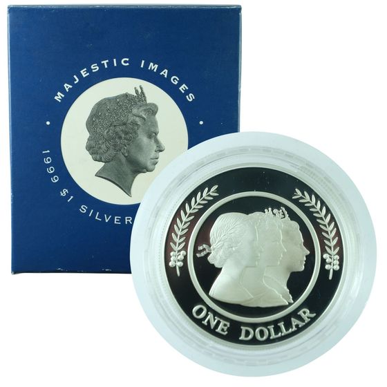Australia 1999 'Majestic Images' Proof Silver (999) $1, FDC