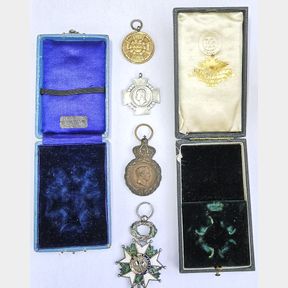 GERMANY & FRENCH 19th Century Medals/Box Lot