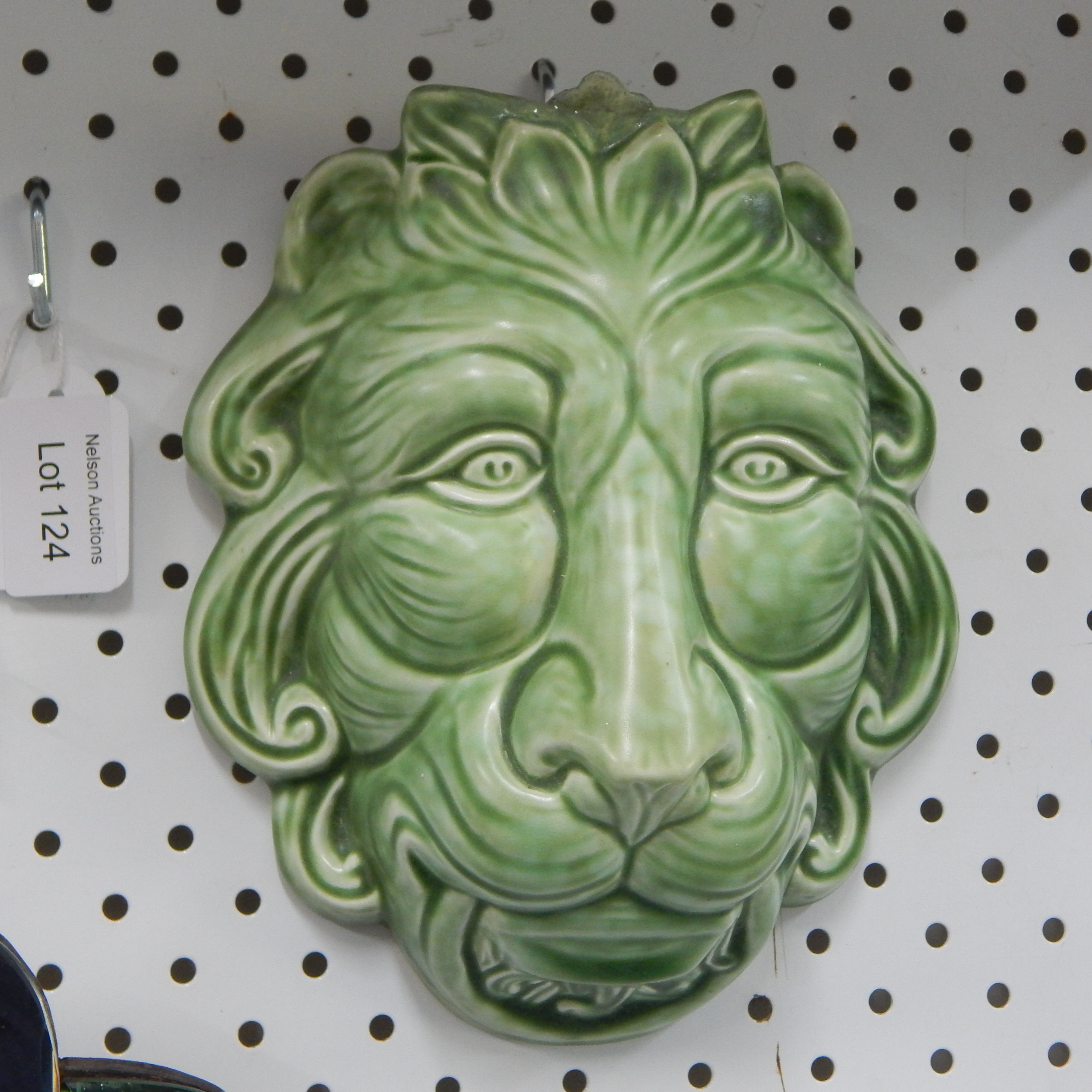 Rare Crown Ducal Green Lion Pocket Vase — sold at auction in New Zealand for $40