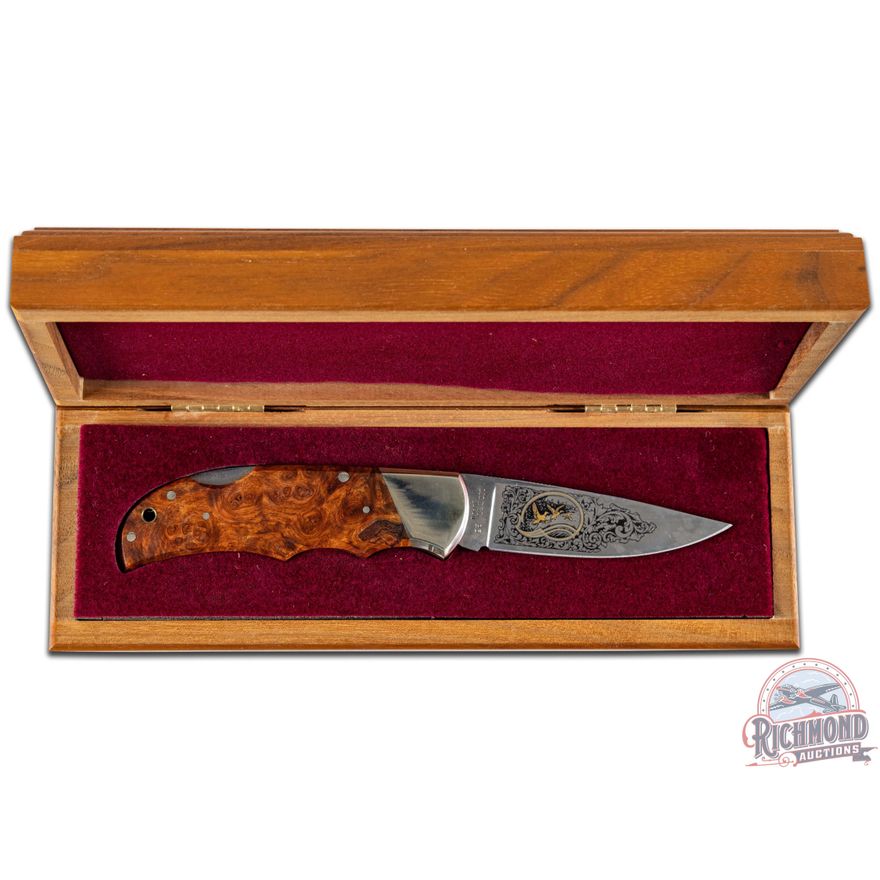 NIB Browning Limited Edition 1 of 3000 Model 23 Midas Grade Folding Knife