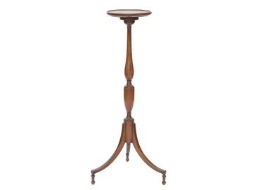 20th C. True Grand Rapids Cabinet Makers Mahogany Pedestal Plant Stand