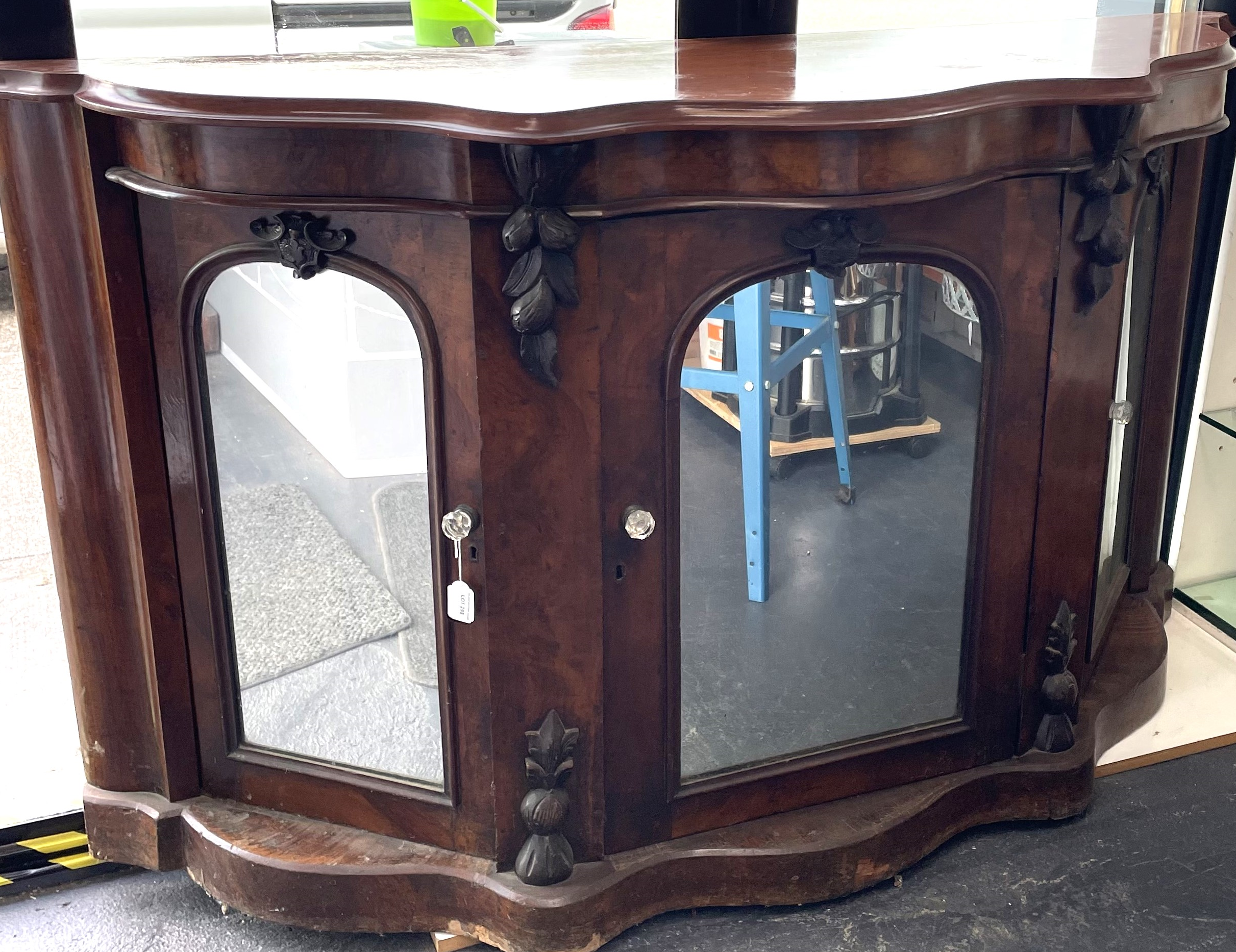 Victorian Sideboard with Mirror - restoration project — sold at auction in New Zealand for $300