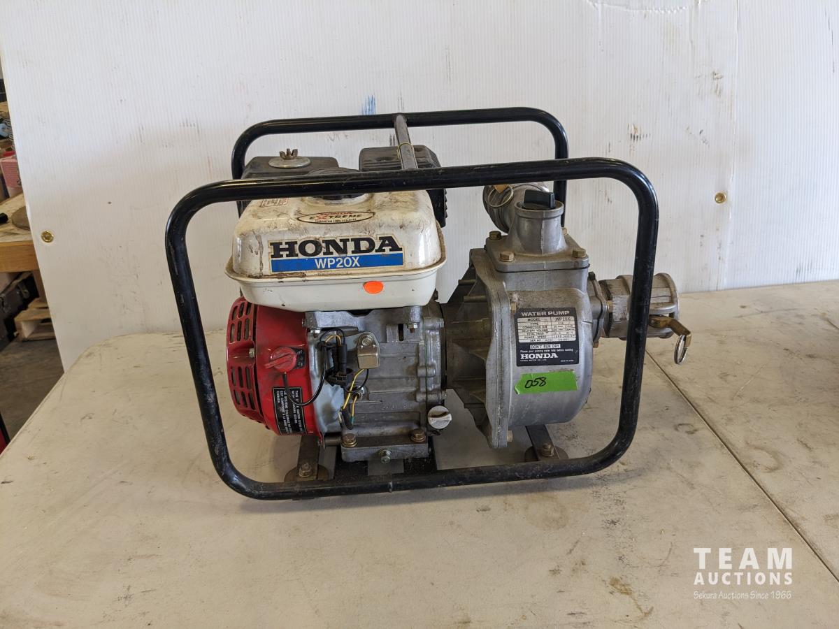 Honda Wp20x 2 Inch Water Pump [23ei05001 058] Team Auctions