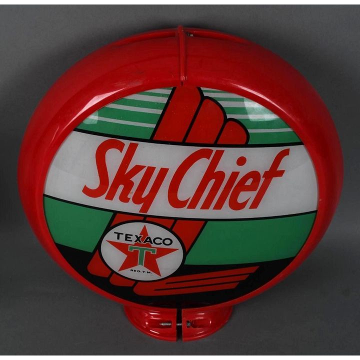 Texaco (white-T) Sky Chief 13.5" Globe