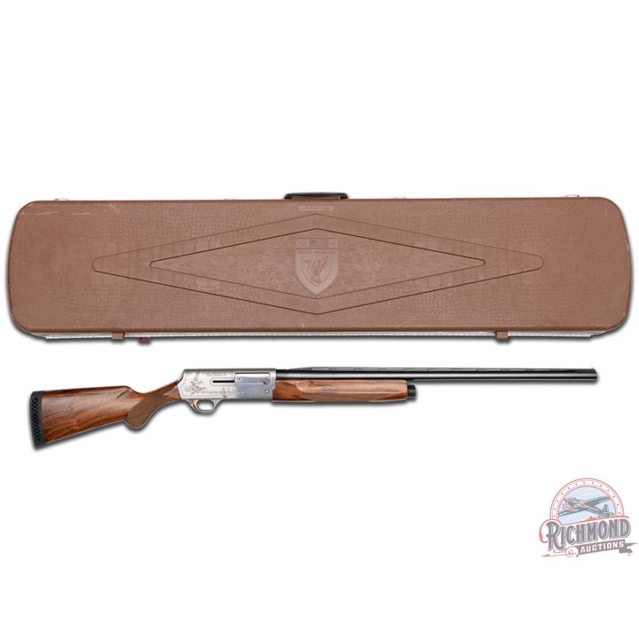 Belgian Browning A-500 Ducks Unlimited 1989 Edition 12 Gauge Semi-Automatic Shotgun With Case