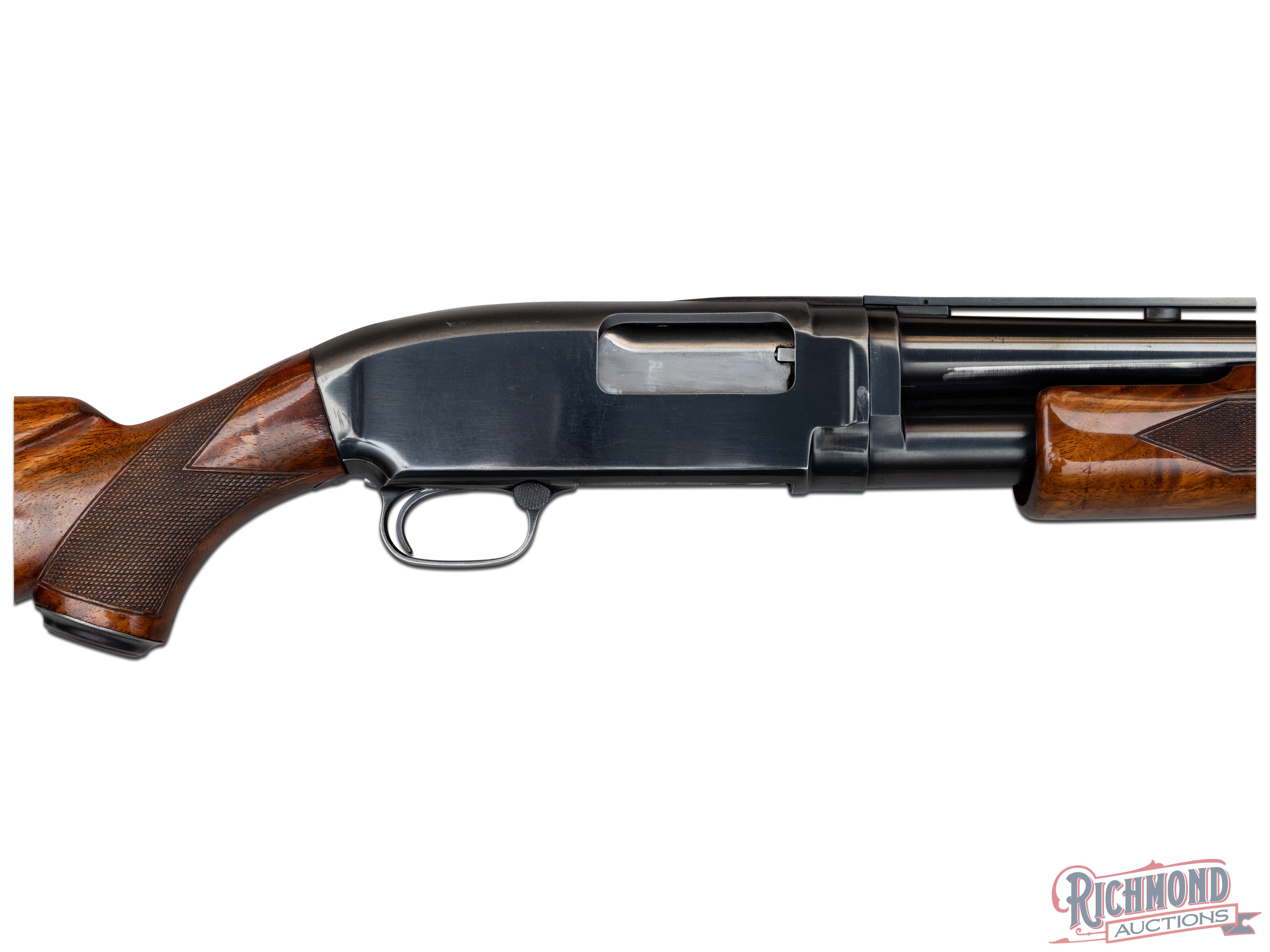 Pre-64 Winchester Model 12 Trap Style Pump Shotgun with Ventilated Rib ...