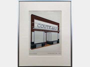 Henry Delacroix - Coutellerie - 1930 Pochoir 16.25" x 13"