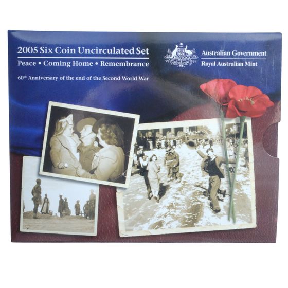 Australia 2005 Uncirculated Coin Set (6 Coins), Unc