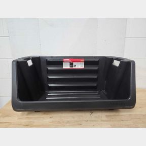 Husky - 55 Gallon Multipurpose Stackable Space Saving Heavy Duty Storage Bin - Black