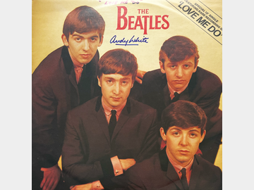 The Beatles: Andy White Signed "Love Me Do" Album (Third Party Guaranteed)