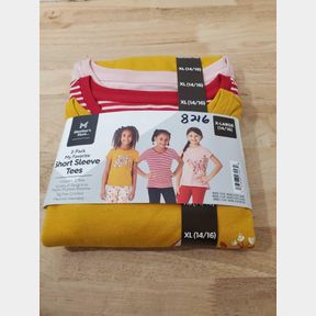 Member's Mark - Girls Short Sleeve Graphic Tee - 14/16 - 3 Pack