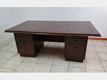 Leather top Office Desk