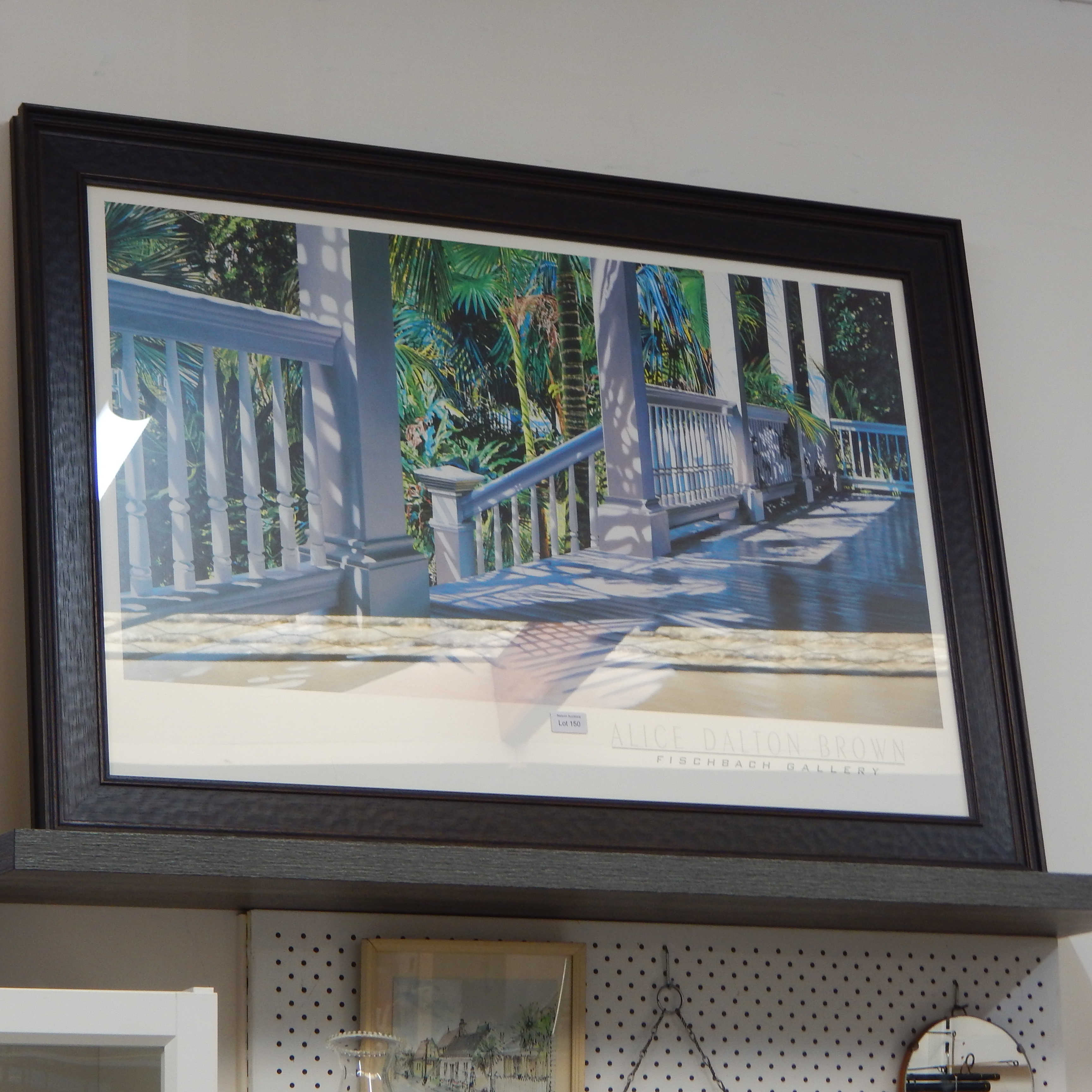 Alice Dalton Brown - Tropical Veranda - framed print — NZ auction result