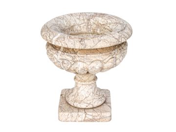 Veined Marble Garden Urn