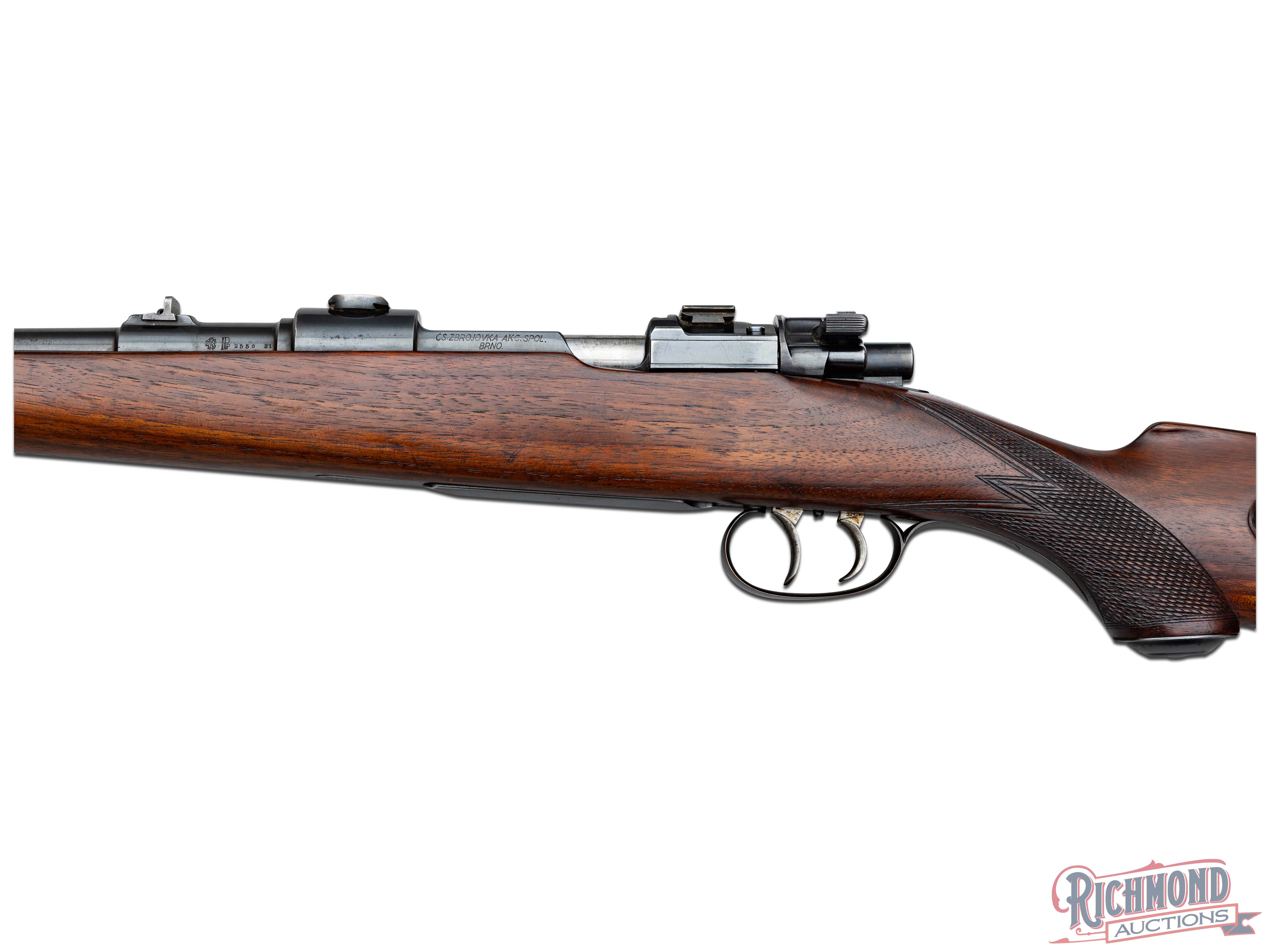 CS Zbrojovka Brno Mauser 98 Sporter Bolt Action Rifle With Double ...