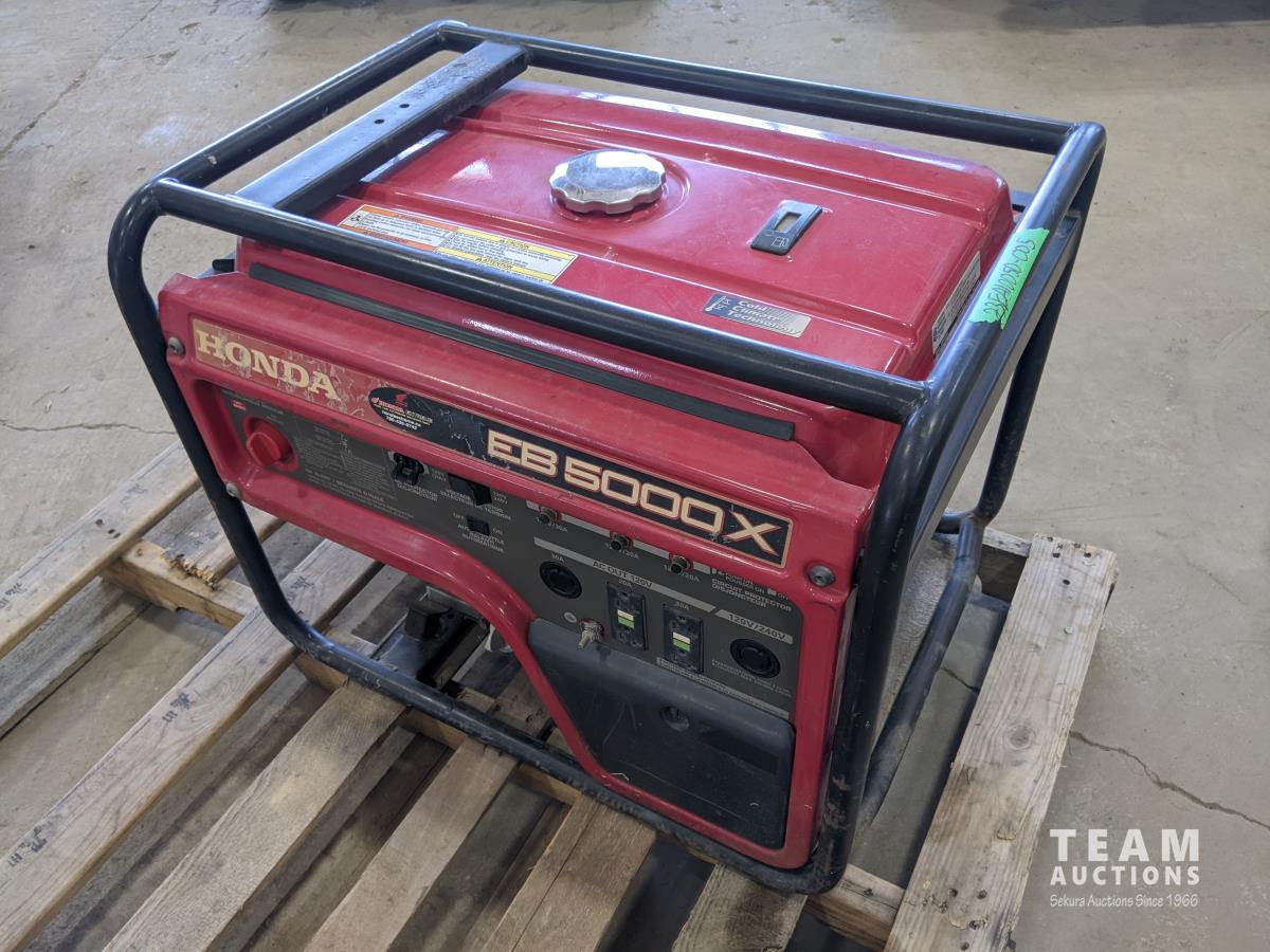 Honda EB5000X Gas Generator [23EA10050-005] | Team Auctions
