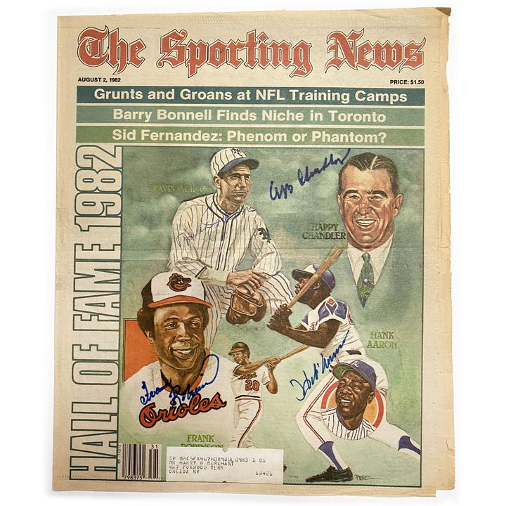 JIM PALMER EARL WEAVER BALTIMORE ORIOLES SIGNED AUTOGRAPH SPORTING NEWS  MAGAZINE 