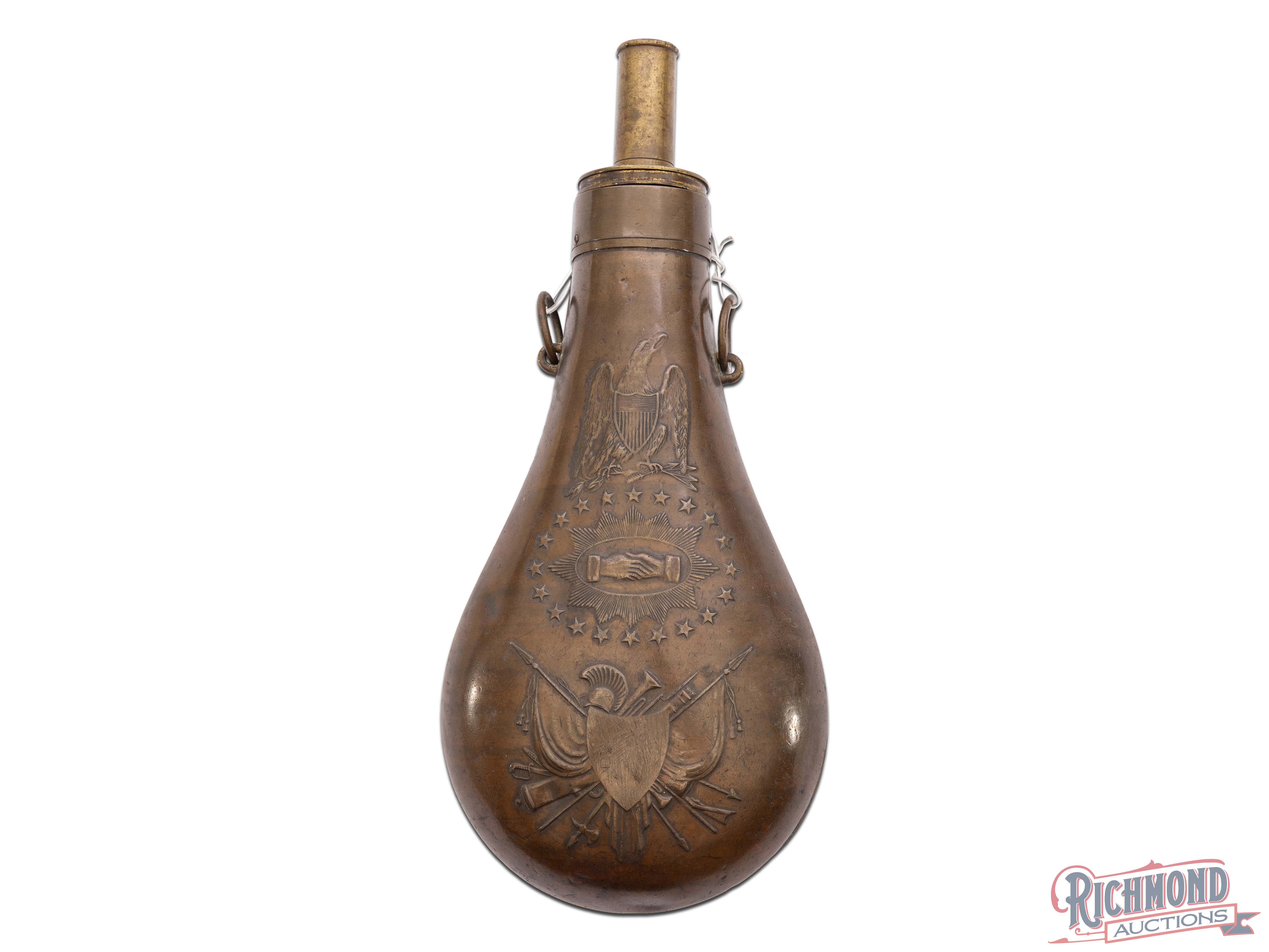 Possible Confederate Used Peace Flask With Ground 