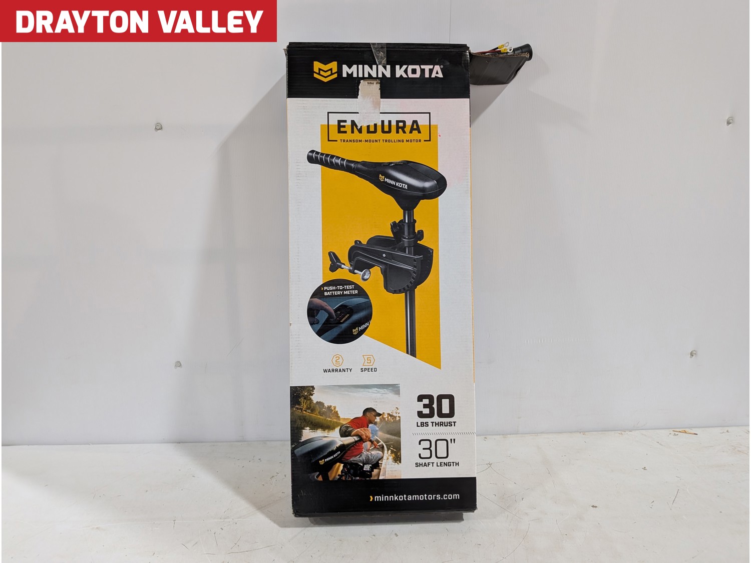 Minn Kota Endura 12V Transom-Mount Trolling Motor (Unused) [26JC90040 ...