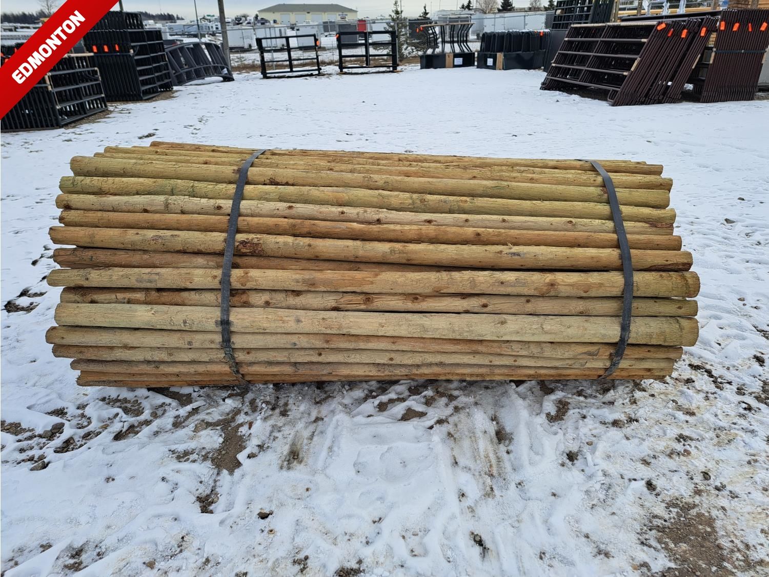 Jump Rails Treated (150) 2 Inch - 3 Inch X 8 Ft Treated Rails (Unused) [24BE03793-048 ...