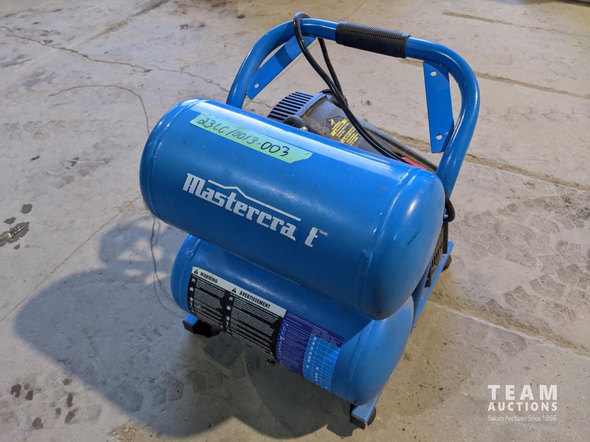 Mastercraft 5 Gallon Air Compressor [23LC10013-003] | Team Auctions
