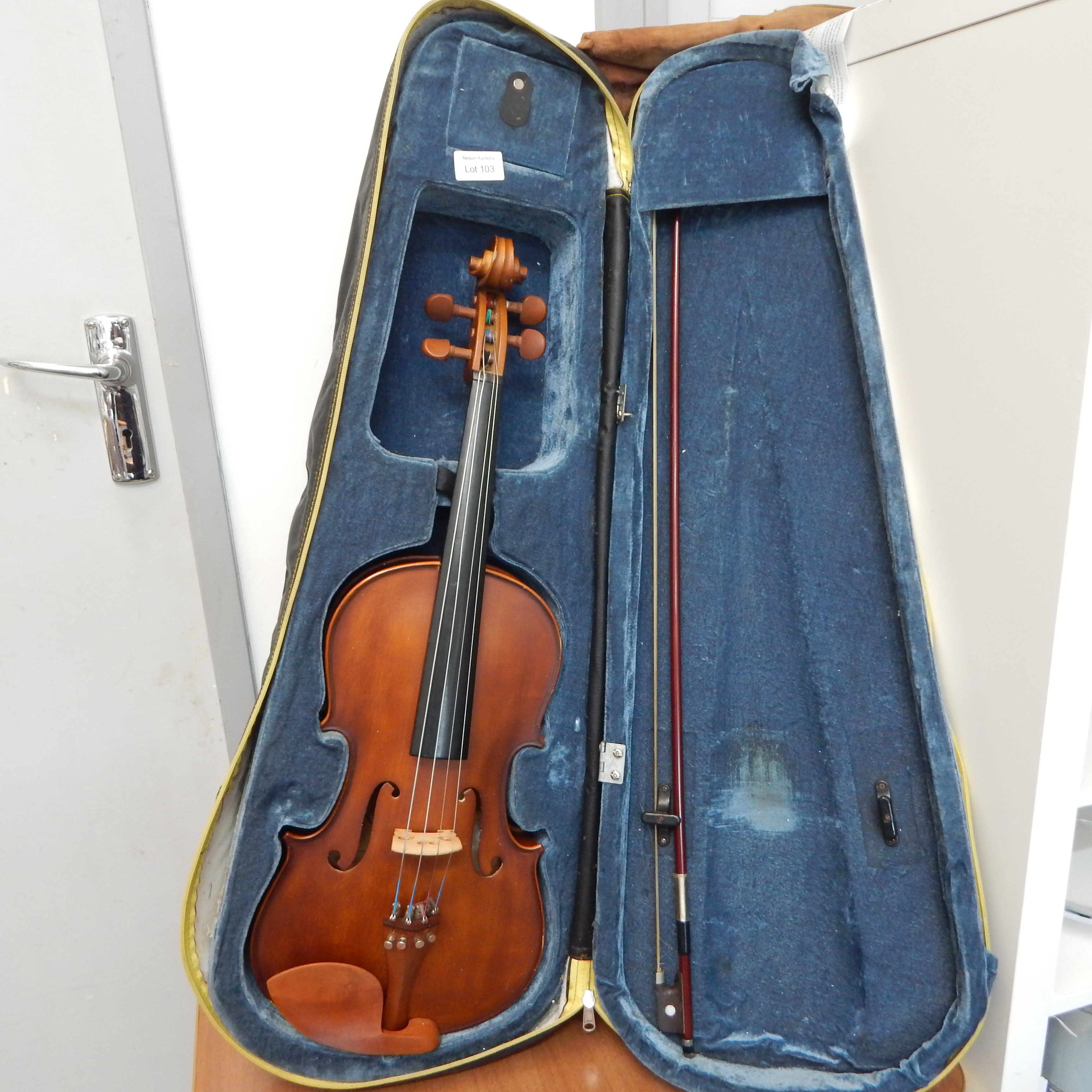 Viola in travelling case — sold at auction in New Zealand for $40