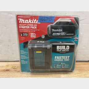Makita - 18V LXT Lithium-Ion High Cap. Battery Pack 4.0Ah with Fuel Gauge and Charger Starter Kit