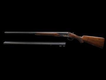 SCARCE PARKER REPRODUCTION 12 GAUGE DHE GRADE STEEL SHOT SPECIAL 2 BARREL SET WITH CASE