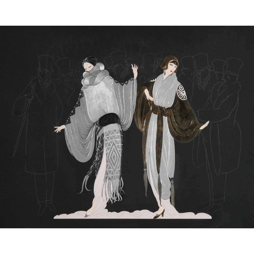 ERTE Opening Night Embossed Serigraph