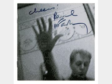 Paul McCartney Signed “Driving Rain” CD Booklet with “Cheers!” Inscription (Tracks COA)