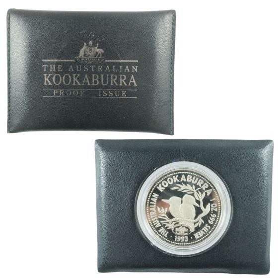 Australia 1993 'Opera House' Privy Mark Kookaburra Proof Silver (999) $1, FDC