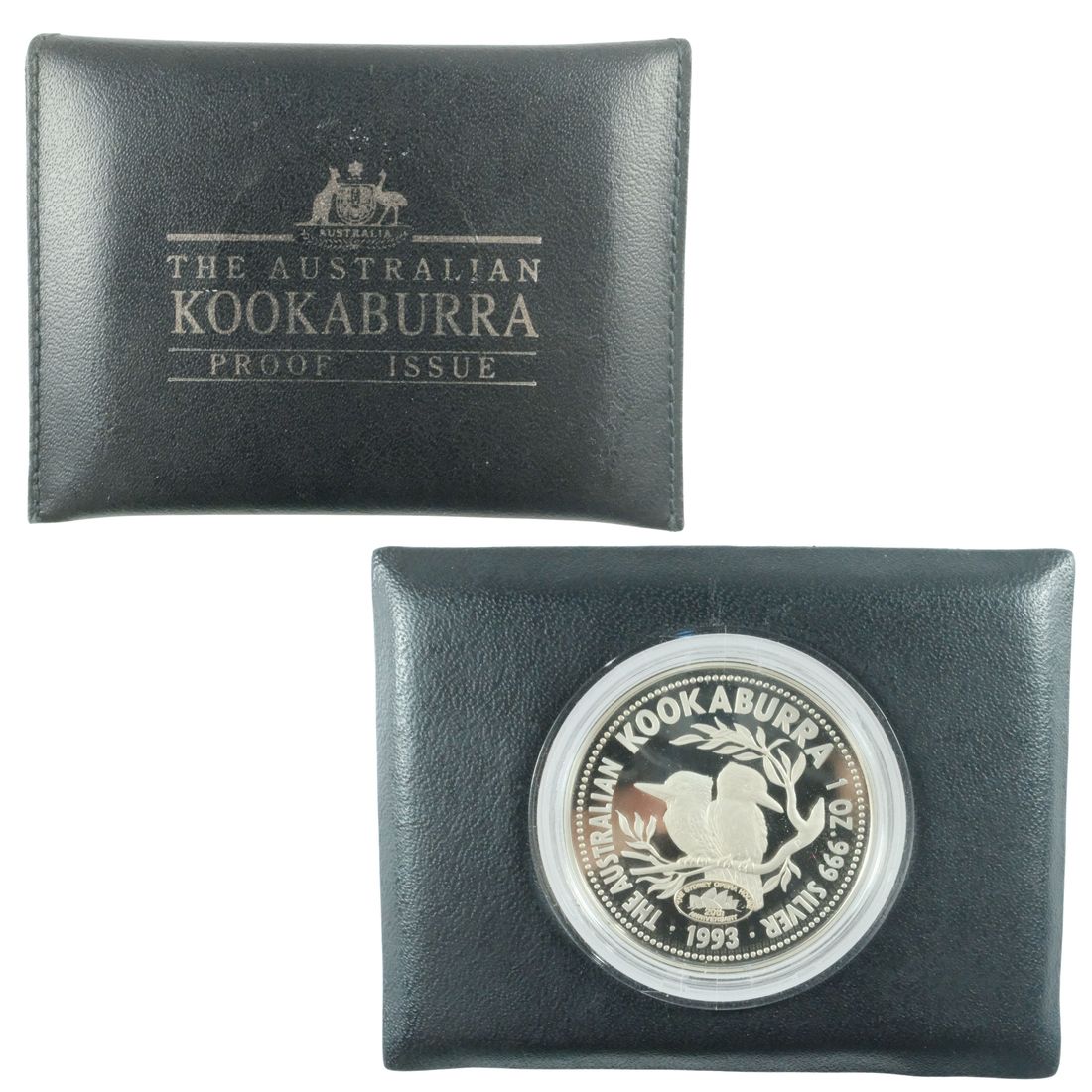Australia 1993 'Opera House' Privy Mark Kookaburra Proof Silver (999) $1, FDC