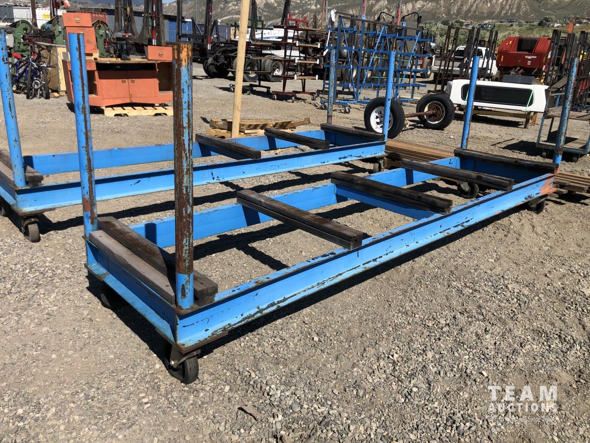 (2) Storage Racks On Wheels [23FC15020-001] | Team Auctions