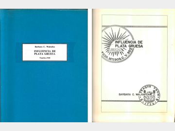 Influencia de Plata Gruesa, Barbara C. Walrafen, 1968. XF