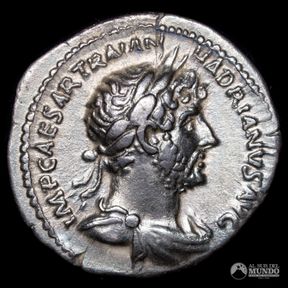 Imperio Romano, Roma. Denario. 124 (Adriano).