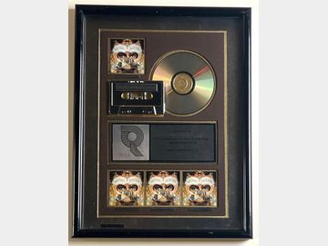Michael Jackson "Dangerous" RIAA Multi-Platinum Album Sales Award Presented to Ed Germano