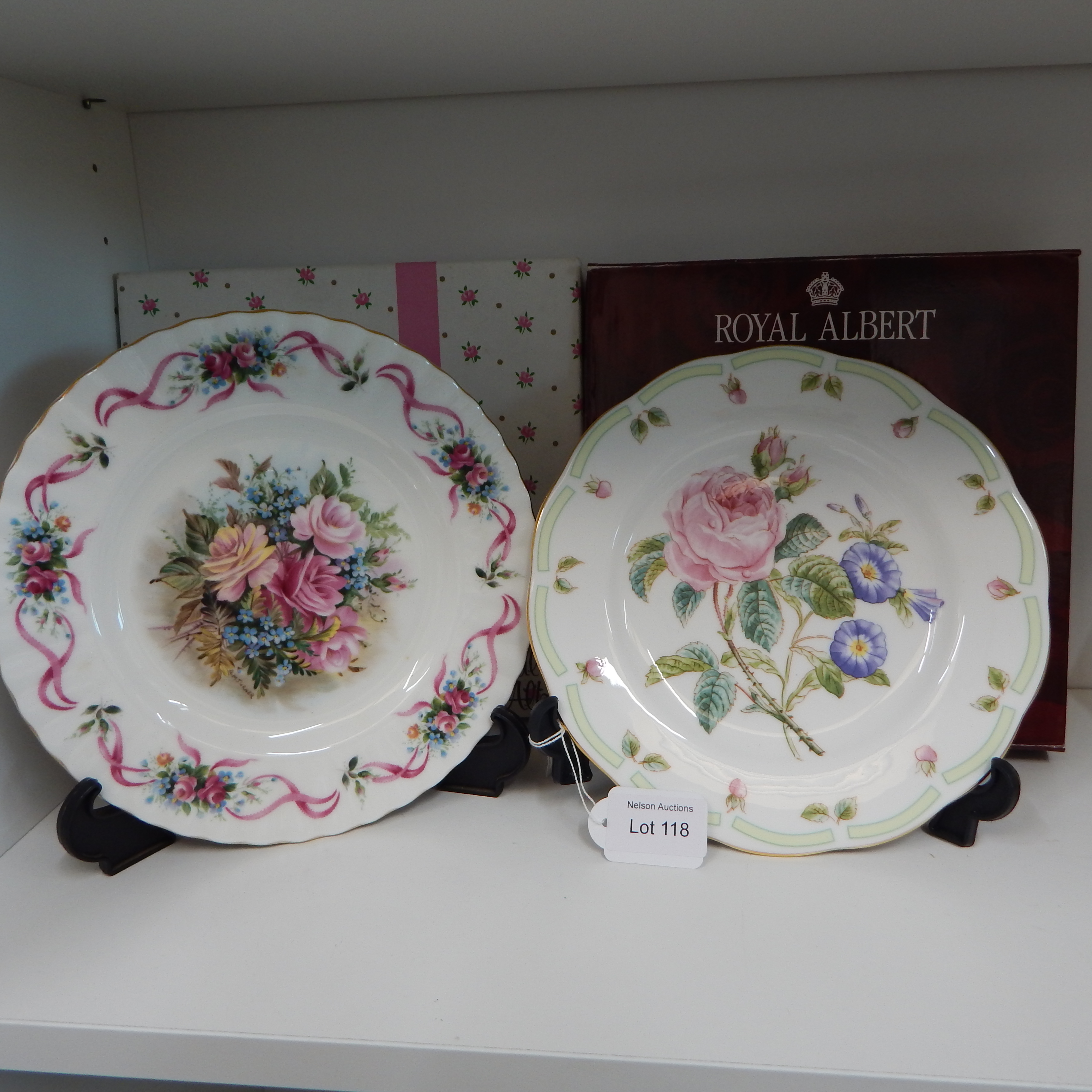 2 Boxed Royal Albert Plates — NZ auction result