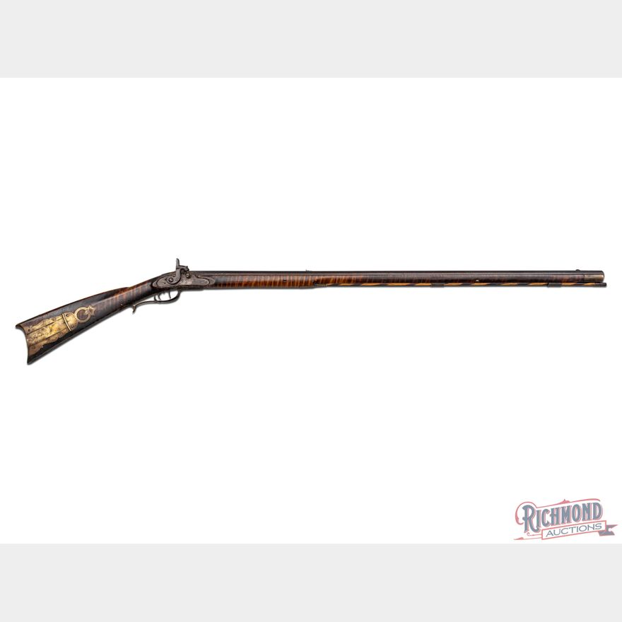 Jacob Rupp Rifle Antique Percussion Kentucky Rifle Made by Jacob Roop of Centre County ...