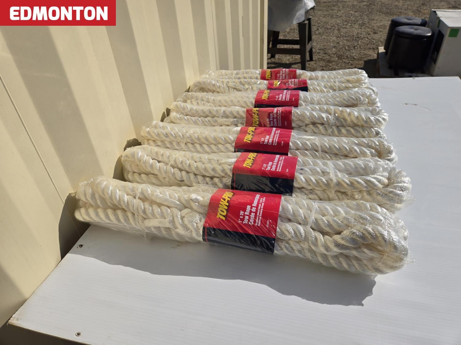 (7) 1 Inch X 20 Ft Tow Ropes (Unused) [25IN48997-011] | Team Auctions