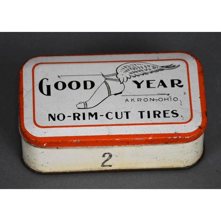 Goodyear w/Winged Foot Logo White Metal Repair Kit