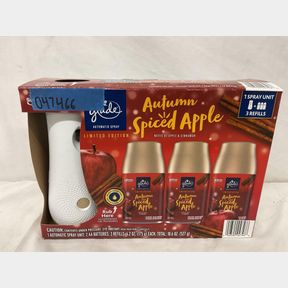 Glade - Automatic Spray Air Freshener, Autumn Spiced Apple 1 Holder + 3 Refills