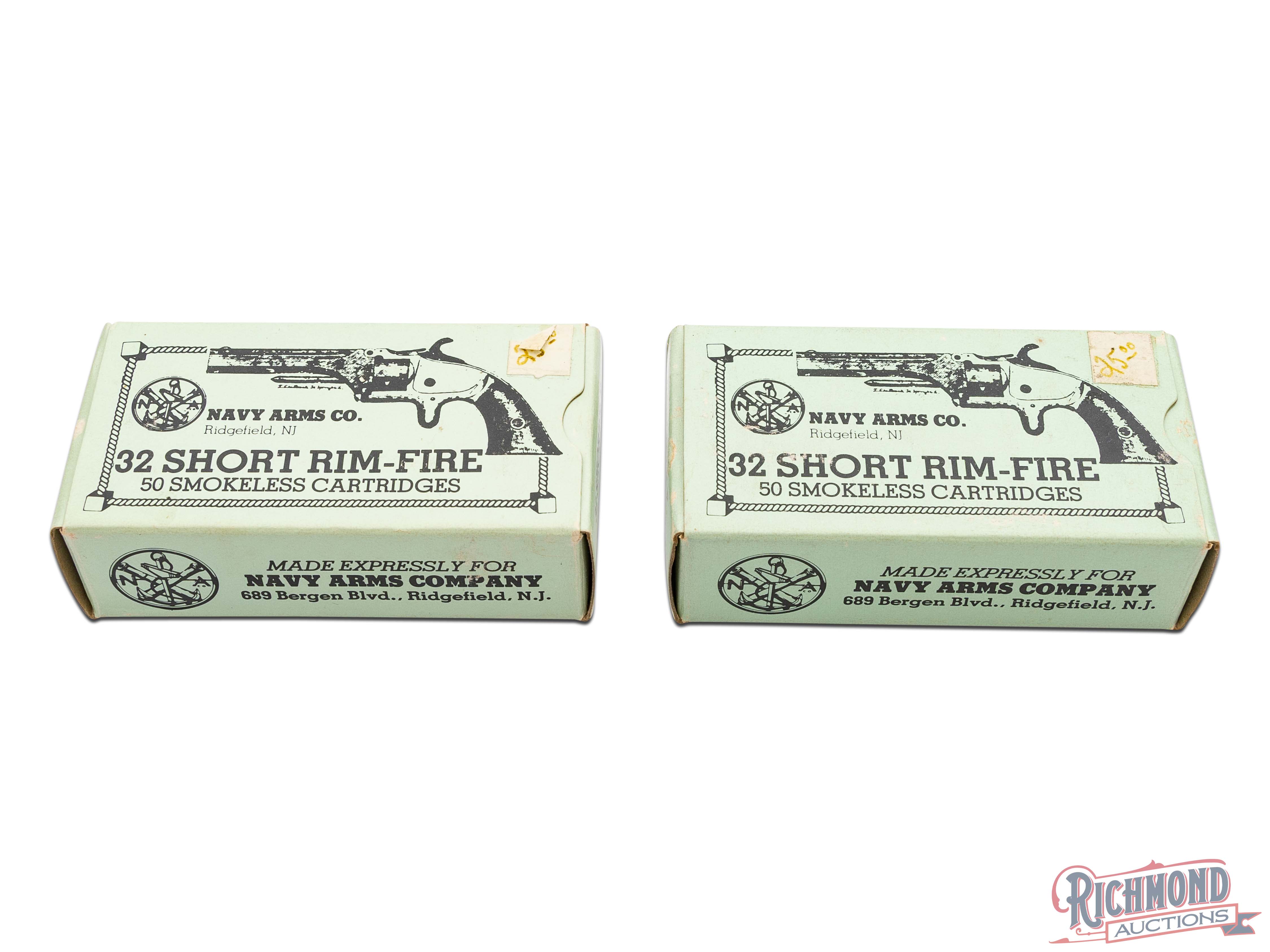 95 Rounds Of .32 Short Rimfire Cartridges By Navy Arms Co. | Richmond ...