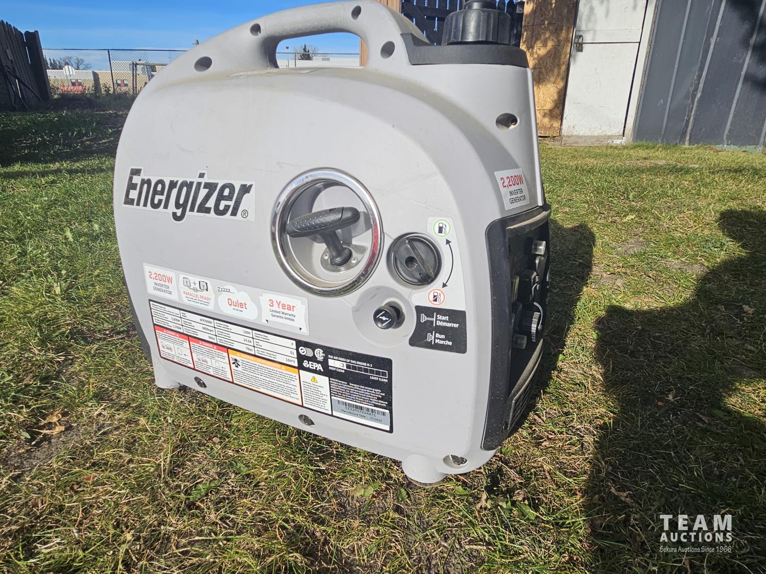 Energizer 2200 Watt Inverter Generator [23KK30001-030] | Team Auctions