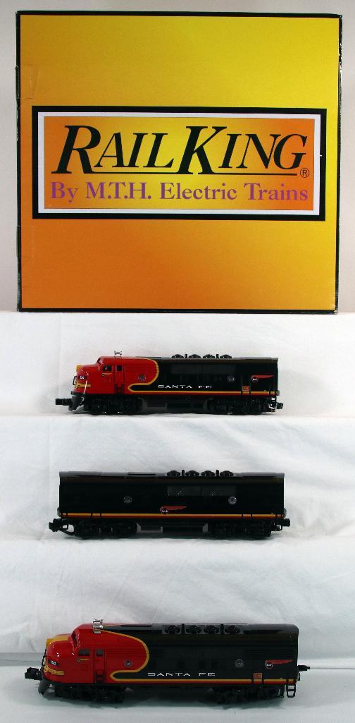 MTH Rail King O Gauge Santa Fe F -3 ABA Diesel Engine Set | Harris Toy ...