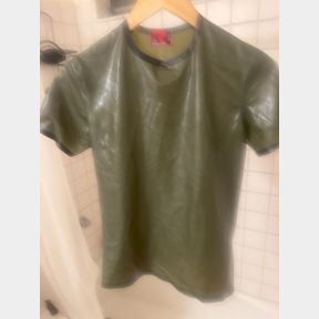 Military Green Rubber Shirt Made by Regulation, London