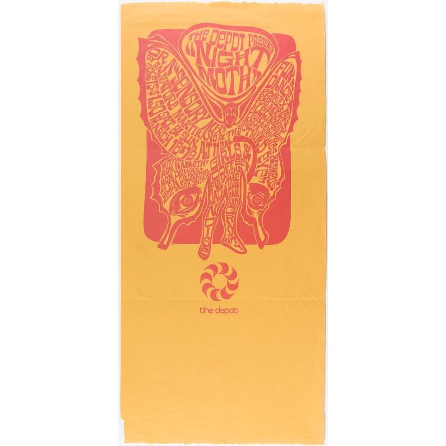 1967 The Depot Presents Night Moth Poster Extra Fine 61
