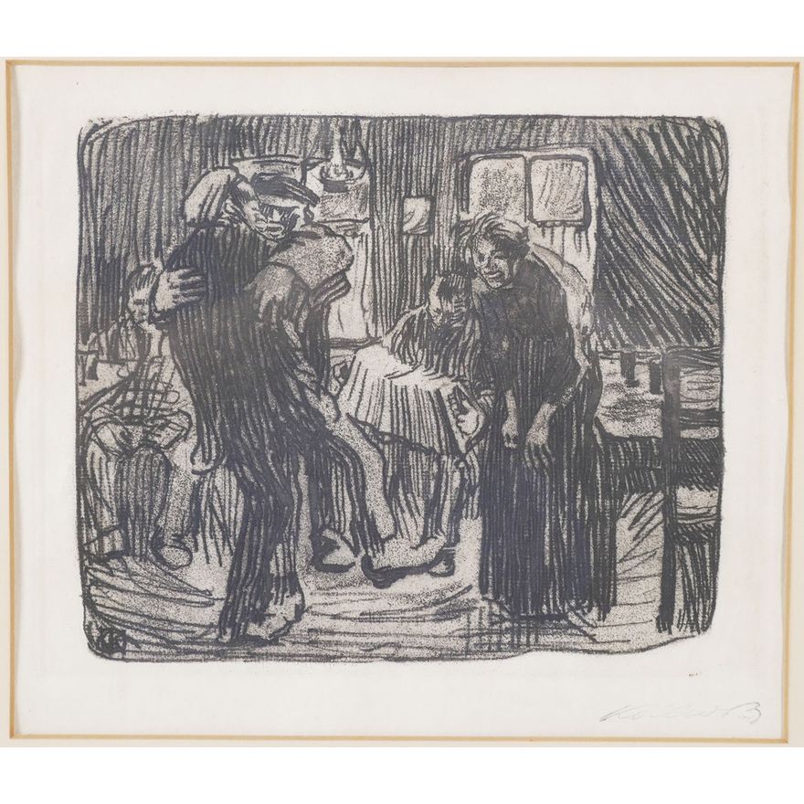 KATHE KOLLWITZ SIGNED ETCHING