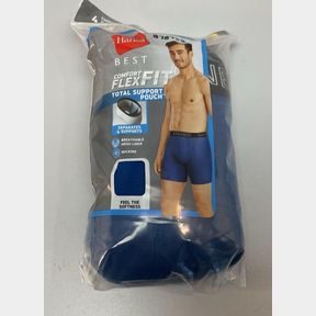 Hanes Best - Men's Tagless Boxer Briefs Total Support Pouch - Medium - 4 Pairs