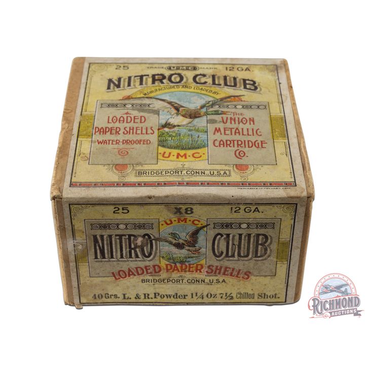 U.M.C. "Nitro Club" Two-Piece Shotshell Box 12 GA