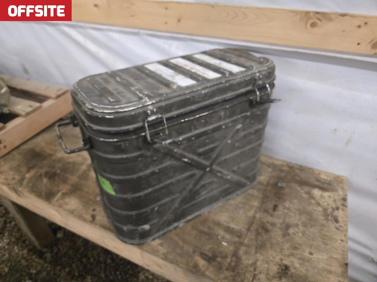 Insulated Army Rations Container [25LC05010-094] | Team Auctions